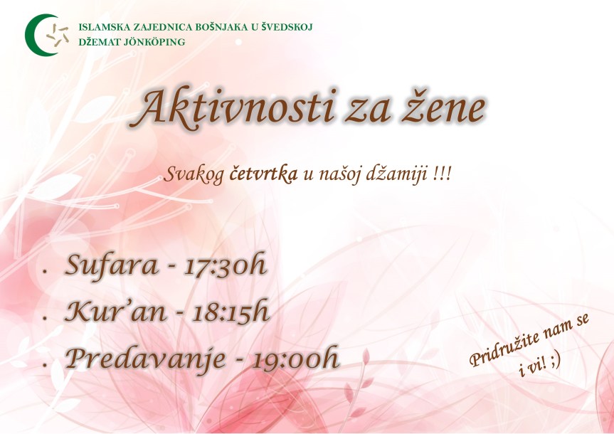 Aktivnosti za zene cet