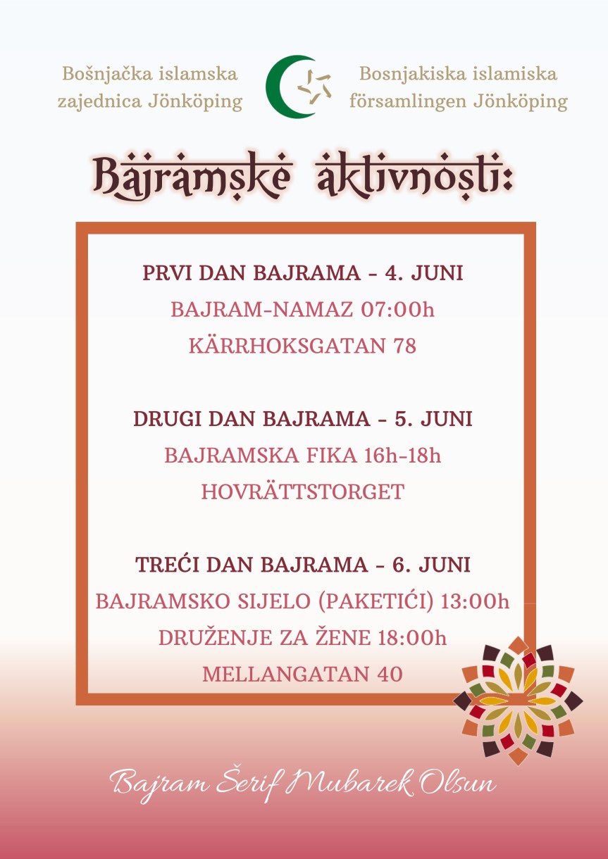 bajramske aktivnosti